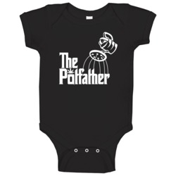 The Potfather Funny Stoner Weed Pot Kush Enthusiast Baby One Piece The Potfather Funny Stoner Weed Pot Kush Enthusiast Baby One Piece