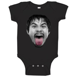 Manny Pacquiao Tongue Out Boxing Champion Fight Fan Baby One Piece Manny Pacquiao Tongue Out Boxing Champion Fight Fan Baby One Piece