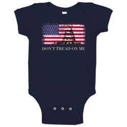 Don't Tread On Me Chris Pratt American Baby One Piece Don't Tread On Me Chris Pratt American Baby One Piece