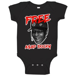 Free Asap Rocky Sweden Rapper Baby One Piece Free Asap Rocky Sweden Rapper Baby One Piece