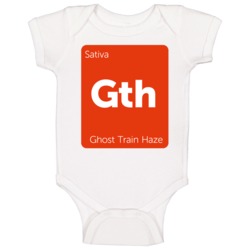 Ghost Train Haze Sativa Strain Weed Baby One Piece Ghost Train Haze Sativa Strain Weed Baby One Piece