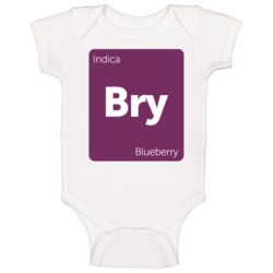 Blueberry Indica Strain Weed Baby One Piece Blueberry Indica Strain Weed Baby One Piece