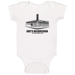 Katz's Delicatessen New York's Most Famous Restaurant Baby One Piece Katz's Delicatessen New York's Most Famous Restaurant Baby One Piece