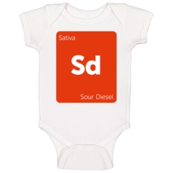 Sour Diesel Sativa Strain Weed Baby One Piece Sour Diesel Sativa Strain Weed Baby One Piece