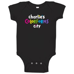 Charlie's Colorforms City Netflix Original Series Fan Baby One Piece Charlie's Colorforms City Netflix Original Series Fan Baby One Piece