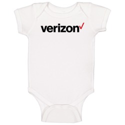 Verizon Nasdaq Company Logo Employee Fan Baby One Piece Verizon Nasdaq Company Logo Employee Fan Baby One Piece