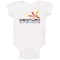 Century Casinos Nasdaq Company Logo Employee Fan Baby One Piece Century Casinos Nasdaq Company Logo Employee Fan Baby One Piece