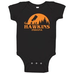 Visit Hawkins Indiana Stranger Things Fan Baby One Piece