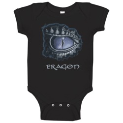 Eragon Eye Dragon Book Black Baby One Piece