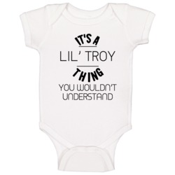 Lil Troy Thing Baby One Piece Lil Troy Thing Baby One Piece