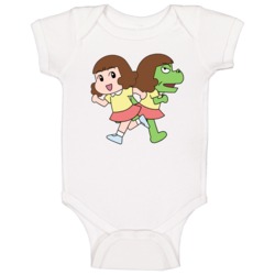 Dino Girl Gauko Television Show Fan Baby One Piece Dino Girl Gauko Television Show Fan Baby One Piece