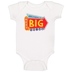 Archibald's Next Big Thing Television Show Fan Baby One Piece Archibald's Next Big Thing Television Show Fan Baby One Piece