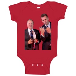 Tom Brady Bill Belichick 6 Rings Football Baby One Piece Tom Brady Bill Belichick 6 Rings Football Baby One Piece