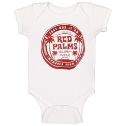 Red Palms Surf Wax 90s Baby One Piece Red Palms Surf Wax 90s Baby One Piece