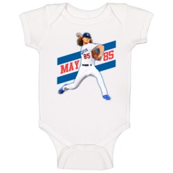 Dustin May 85 Los Angeles D Baseball Fan Baby One Piece Dustin May 85 Los Angeles D Baseball Fan Baby One Piece