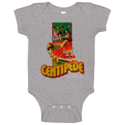 Atari Centipede 1982 Videogame Baby One Piece Atari Centipede 1982 Videogame Baby One Piece