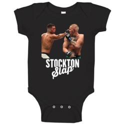 The Stockton Slap Nate Diaz Conor Mcgregor Mma Fight Fan Baby One Piec The Stockton Slap Nate Diaz Conor Mcgregor Mma Fight Fan Baby One Piec