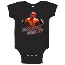 Nate Diaz West Coast Gangster Blood Mma Baby One Piece Nate Diaz West Coast Gangster Blood Mma Baby One Piece