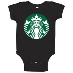 Starbucks Corporation Nasdaq Company Logo Employee Fan Baby One Piece Starbucks Corporation Nasdaq Company Logo Employee Fan Baby One Piece