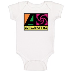 Atlantic Records Hip Hop Record Label Music Lovers Baby One Piece Atlantic Records Hip Hop Record Label Music Lovers Baby One Piece