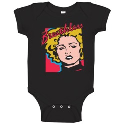 Madonna Breathless Vintage Pop Art Baby One Piece Madonna Breathless Vintage Pop Art Baby One Piece