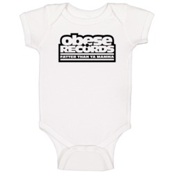 Obese Records Hip Hop Record Label Music Lovers Baby One Piece Obese Records Hip Hop Record Label Music Lovers Baby One Piece