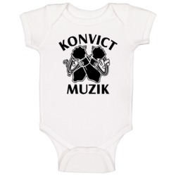 Konvict Muzik Hip Hop Record Label Music Lovers Baby One Piece Konvict Muzik Hip Hop Record Label Music Lovers Baby One Piece