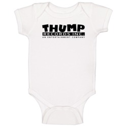 Thump Records Hip Hop Record Label Music Lovers Baby One Piece Thump Records Hip Hop Record Label Music Lovers Baby One Piece