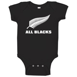 New Zealand National Rugby Team All Blacks World Cup 2019 Fan Baby One New Zealand National Rugby Team All Blacks World Cup 2019 Fan Baby One