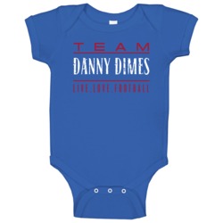 Daniel Jones Team Danny Dimes New York G Football Fan Baby One Piece Daniel Jones Team Danny Dimes New York G Football Fan Baby One Piece