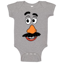 Mr Potato Head Face Couples Halloween Costume Baby One Piece