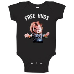 Chucky Free Hugs Childs Play Horror Movie Fan Baby One Piece Chucky Free Hugs Childs Play Horror Movie Fan Baby One Piece