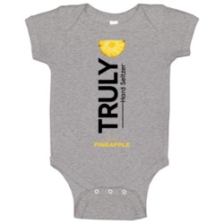 Truly Hard Seltzer Pineapple Halloween Costume Alcohol Baby One Piece Truly Hard Seltzer Pineapple Halloween Costume Alcohol Baby One Piece