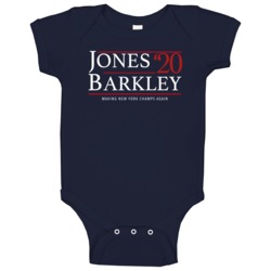 Jones Barkley 2020 Making New York Great Again Baby One Piece Jones Barkley 2020 Making New York Great Again Baby One Piece