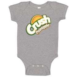 Crush Pineapple Soda Cool Halloween Costume Baby One Piece Crush Pineapple Soda Cool Halloween Costume Baby One Piece