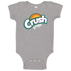 Crush Grape Soda Cool Halloween Costume Baby One Piece Crush Grape Soda Cool Halloween Costume Baby One Piece