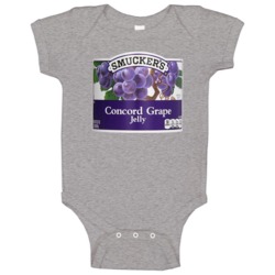 Smuckers Concord Grape Jelly Cool Halloween Costume Baby One Piece Smuckers Concord Grape Jelly Cool Halloween Costume Baby One Piece