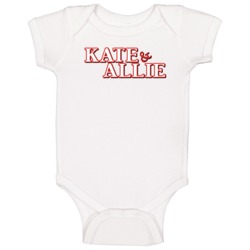 Kate And Allie Retro 80s Tv Show Logo Fan Baby One Piece Kate And Allie Retro 80s Tv Show Logo Fan Baby One Piece