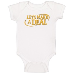 Let's Make A Deal Retro 80s Tv Show Logo Fan Baby One Piece Let's Make A Deal Retro 80s Tv Show Logo Fan Baby One Piece