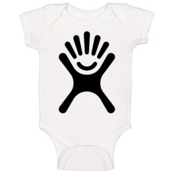 White Hydro Flask Bottle Halloween Costume Baby One Piece White Hydro Flask Bottle Halloween Costume Baby One Piece