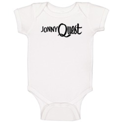 Jonny Quest Retro 80s Tv Show Logo Fan Baby One Piece Jonny Quest Retro 80s Tv Show Logo Fan Baby One Piece
