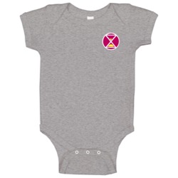 Challengers Of The Unknown Comic Book Fan Crest Style Baby One Piece Challengers Of The Unknown Comic Book Fan Crest Style Baby One Piece