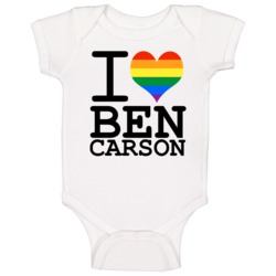 I Heart Ben Carson Republican President Baby One Piece I Heart Ben Carson Republican President Baby One Piece