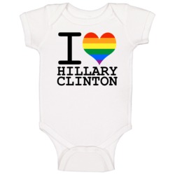 I Heart Hillary Clinton Democrat President Baby One Piece I Heart Hillary Clinton Democrat President Baby One Piece