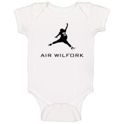 Air Wilfork Field Goal Block Football Lineman Baby One Piece Air Wilfork Field Goal Block Football Lineman Baby One Piece