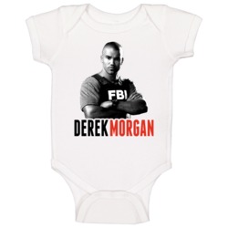 Derek Morgan Criminal Minds Shemar Moore Tv Show Baby One Piece Derek Morgan Criminal Minds Shemar Moore Tv Show Baby One Piece