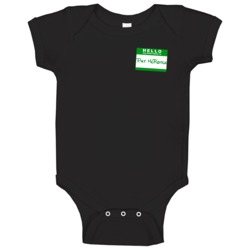 Hello My Irish Name Is Pat Mcrotch Funny St Patricks Day Baby One Piec Hello My Irish Name Is Pat Mcrotch Funny St Patricks Day Baby One Piec