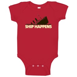 Ship Happens Funny Us Navy Baby One Piece Ship Happens Funny Us Navy Baby One Piece