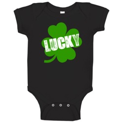 Lucky Irish St Patricks Day Beer Drinking Baby One Piece Lucky Irish St Patricks Day Beer Drinking Baby One Piece