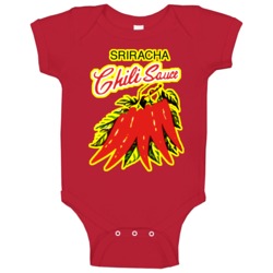 Sriracha Chili Hot Sauce Thai Baby One Piece Sriracha Chili Hot Sauce Thai Baby One Piece